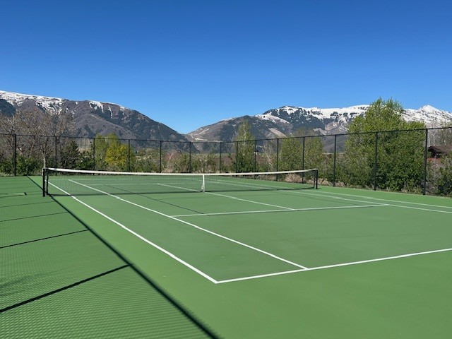 pickleball-net The Fairways pickleball court